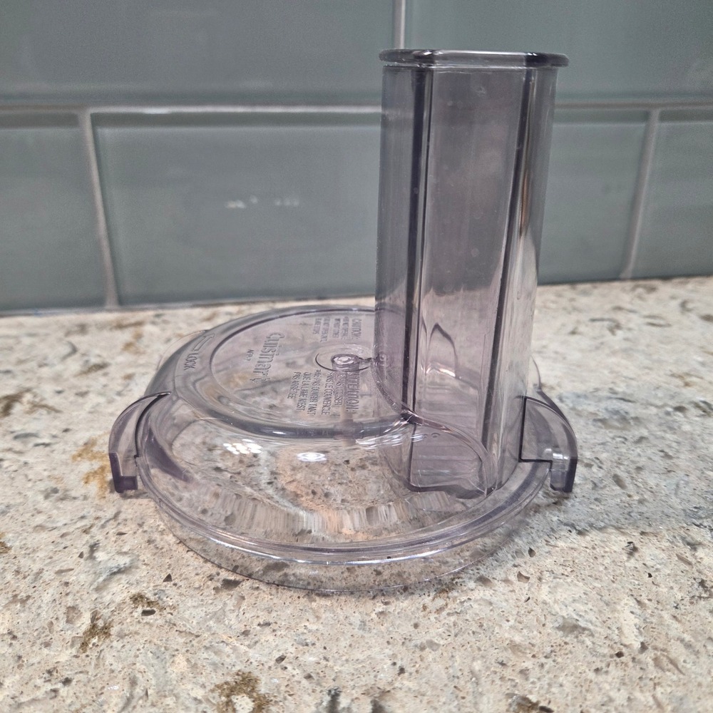 Cuisinart AFP-7 Food Processor Work Bowl Cover Lid and Pusher Replacement Clear